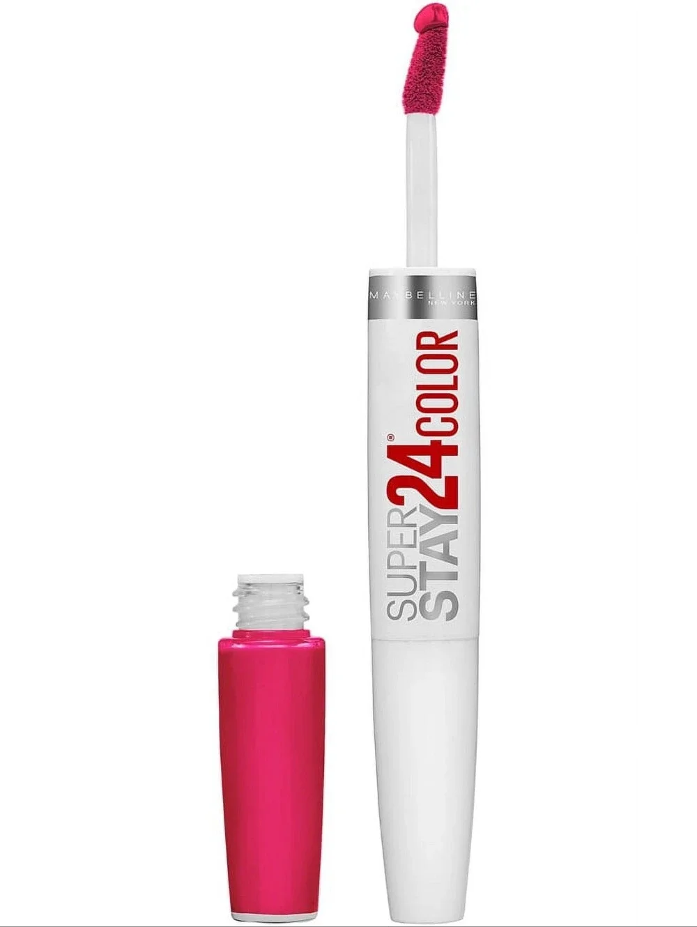 Maybelline SuperStay 24 2-Step Liquid Lipstick Makeup, 305 Crisp Magenta